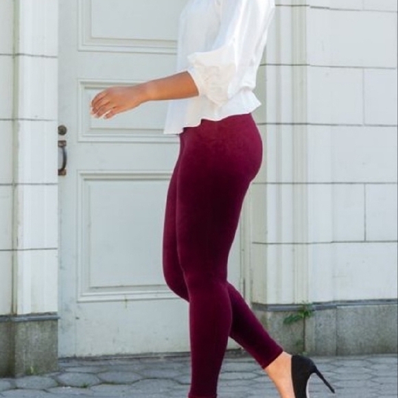 SPANX Red Leggings - Picture 2 of 9